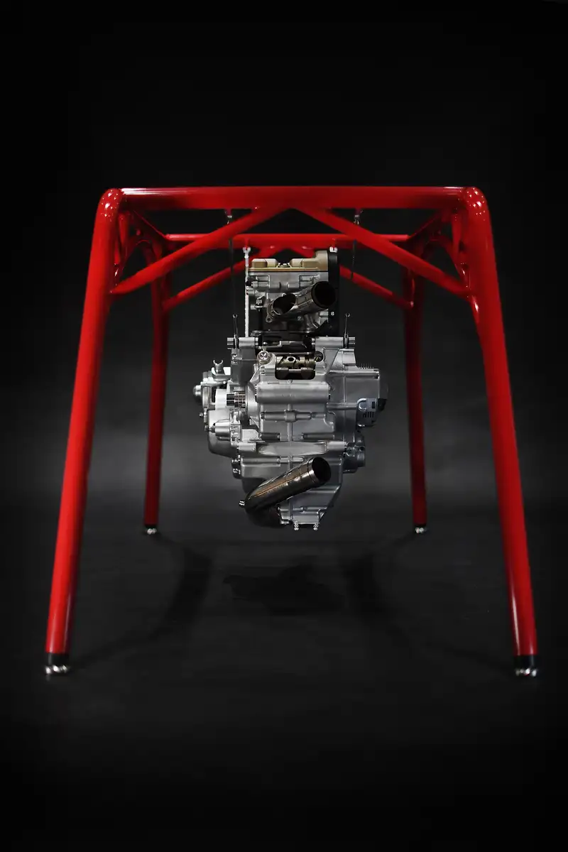 Hand-Crafted Unique Ducati Testastretta Homage Table-For Sale