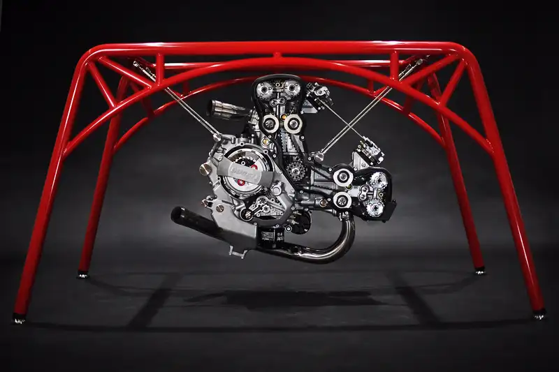 Hand-Crafted Unique Ducati Testastretta Homage Table-For Sale
