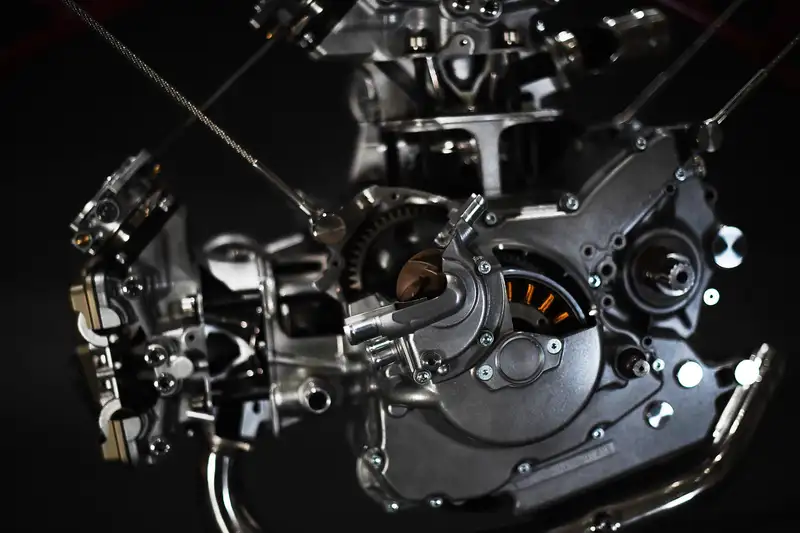 Hand-Crafted Unique Ducati Testastretta Homage Table-For Sale