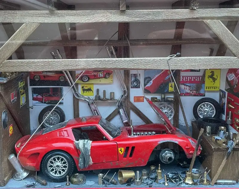 Ferrari 250 GTO Diorama-Sold