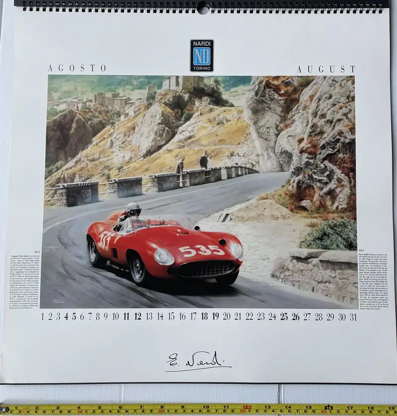 A Selection of Ferrari Calendars Plus Penant-For Sale