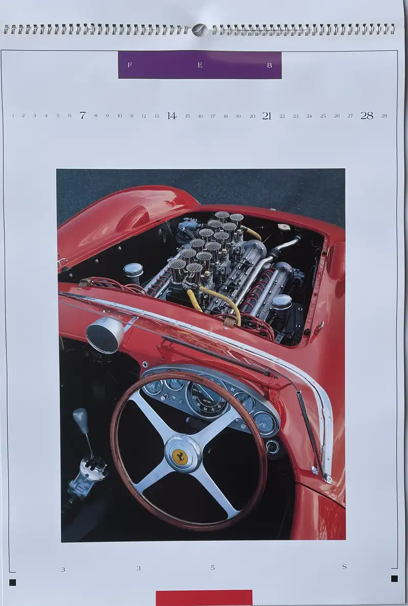 A Selection of Ferrari Calendars Plus Penant-For Sale