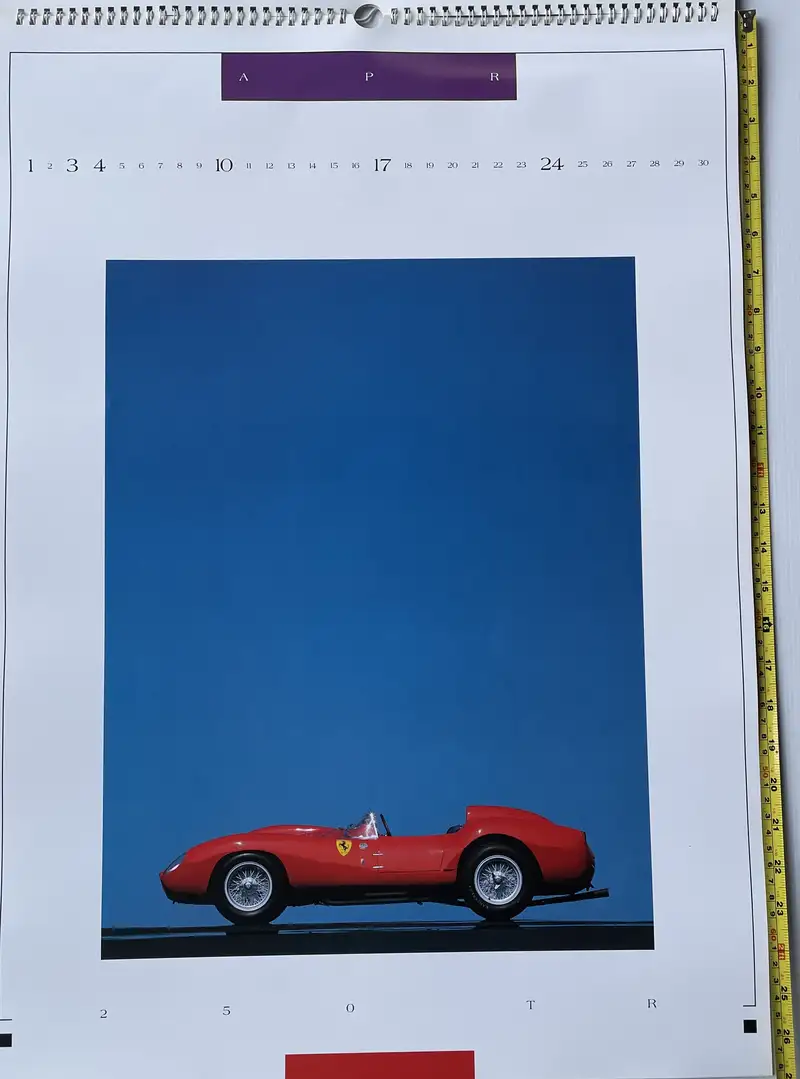 A Selection of Ferrari Calendars Plus Penant-For Sale