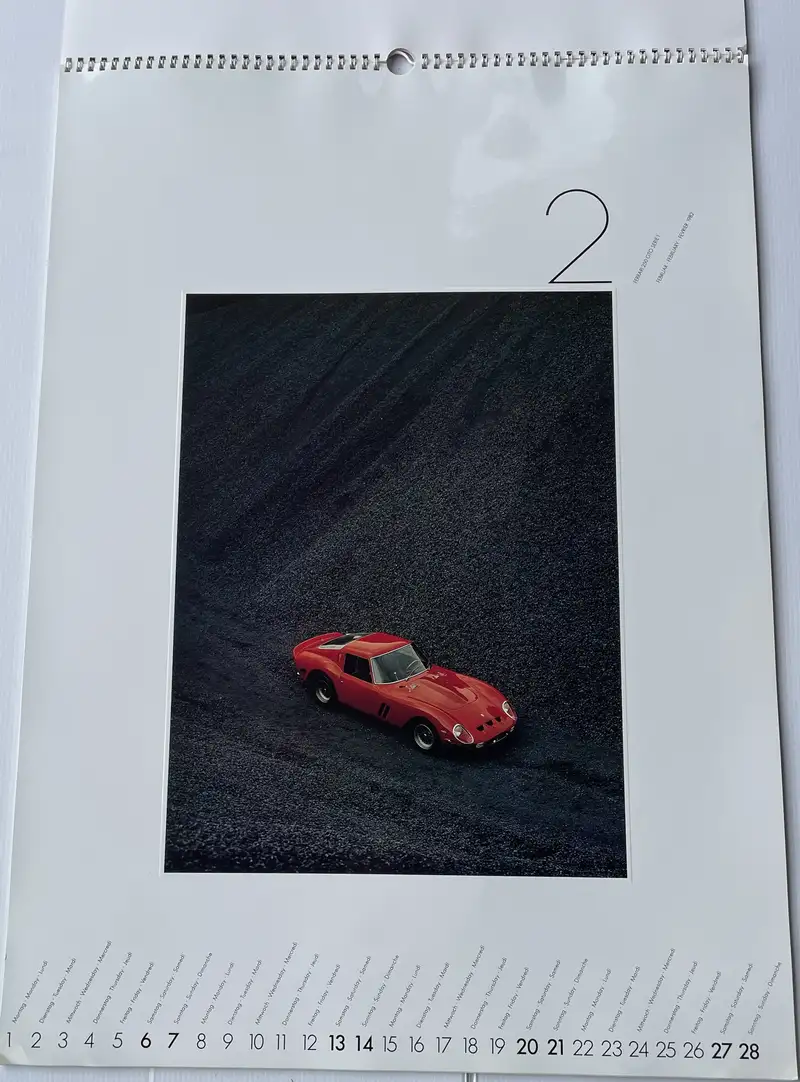 A Selection of Ferrari Calendars Plus Penant-For Sale