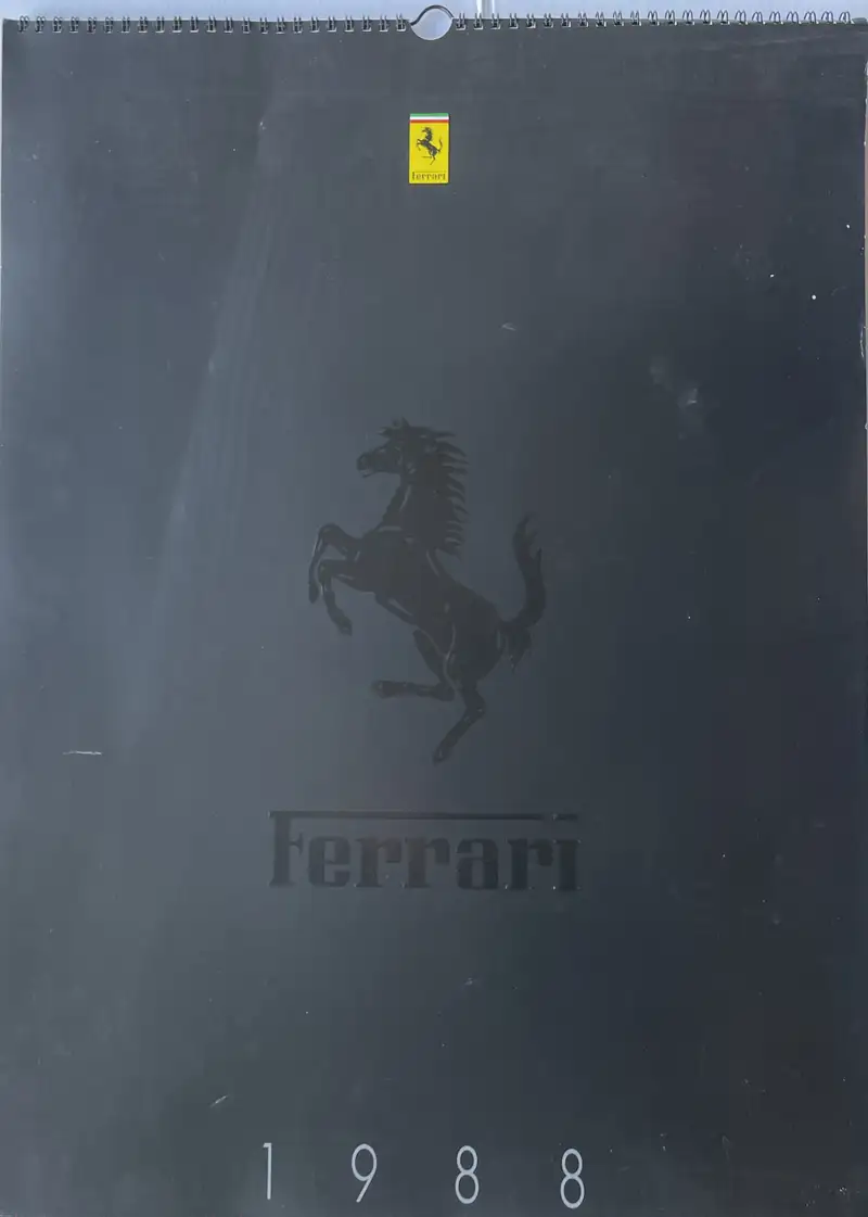 A Selection of Ferrari Calendars Plus Penant-For Sale