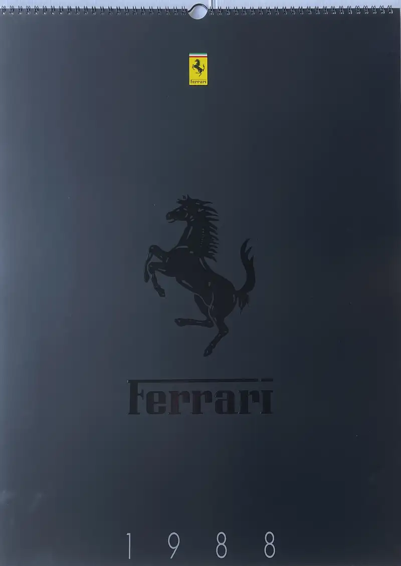 A Selection of Ferrari Calendars Plus Penant-For Sale