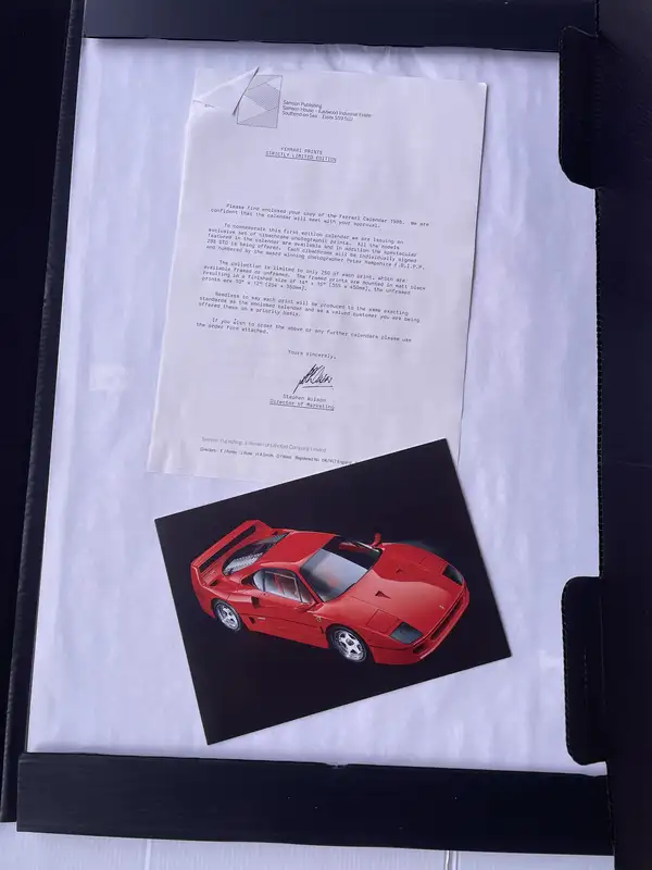 A Selection of Ferrari Calendars Plus Penant-For Sale