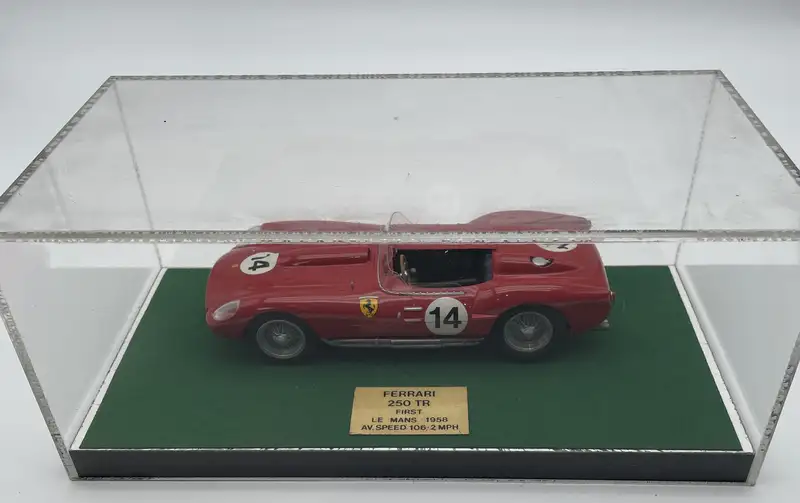 1958 Ferrari 250 TR Number 14 Model in Perspex Presentation -For Sale