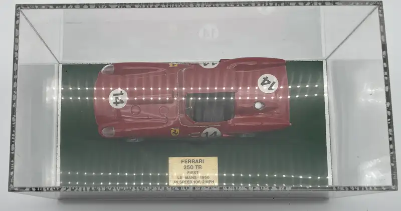 1958 Ferrari 250 TR Number 14 Model in Perspex Presentation -For Sale