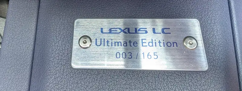 2024 Lexus LC500 Ultimate Edition Cabriolet - 191 Miles-Sold