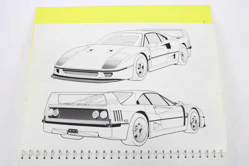 1987-92 Ferrari F40 Complete Manual Handbook Pouch Set-For Sale