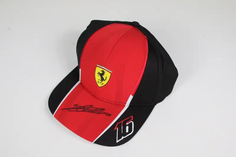Charles LeClerc-Signed Ferrari Team-Issued Cap-Sold