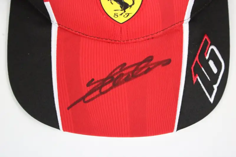 Charles LeClerc-Signed Ferrari Team-Issued Cap-Sold