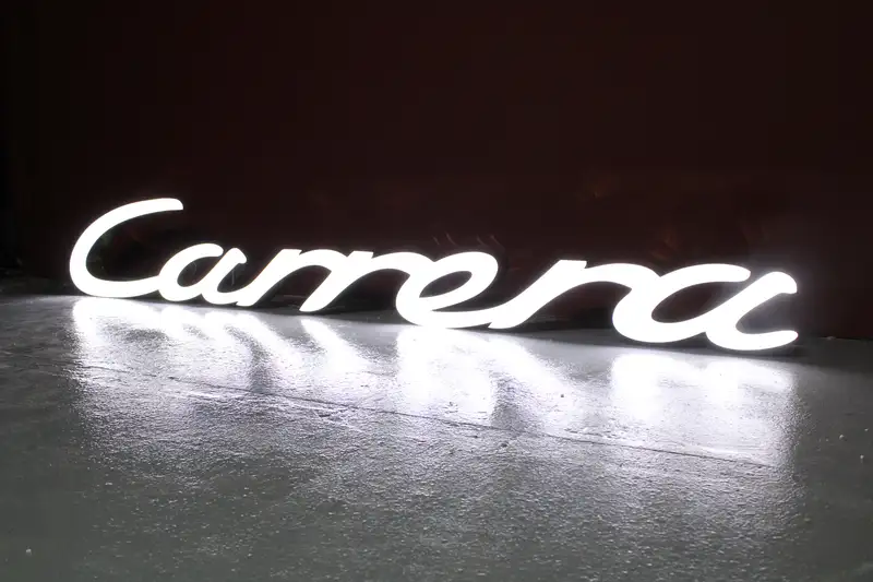 Large 'Carrera' Illuminated Sign-Sold