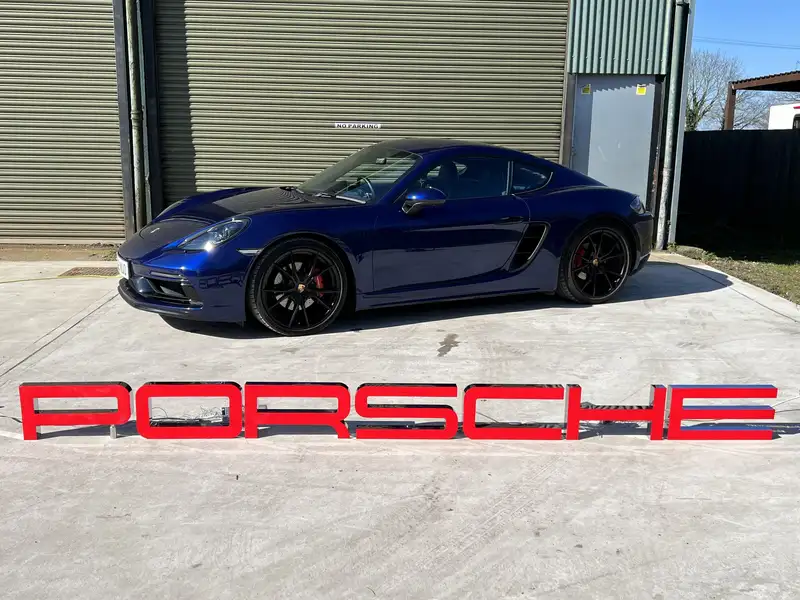 A Very Large Illuminated 'Porsche' Outdoor Dealership Style -Sold