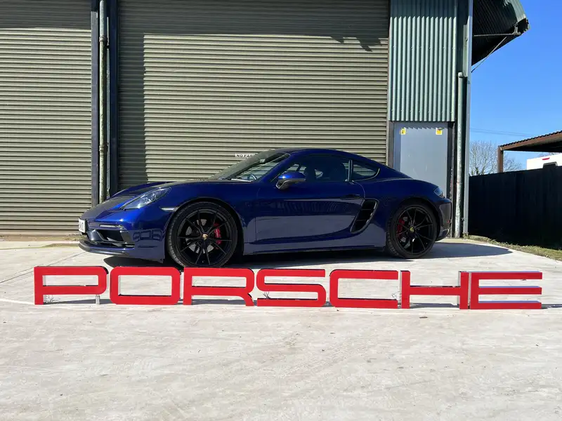 A Very Large Illuminated 'Porsche' Outdoor Dealership Style -Sold