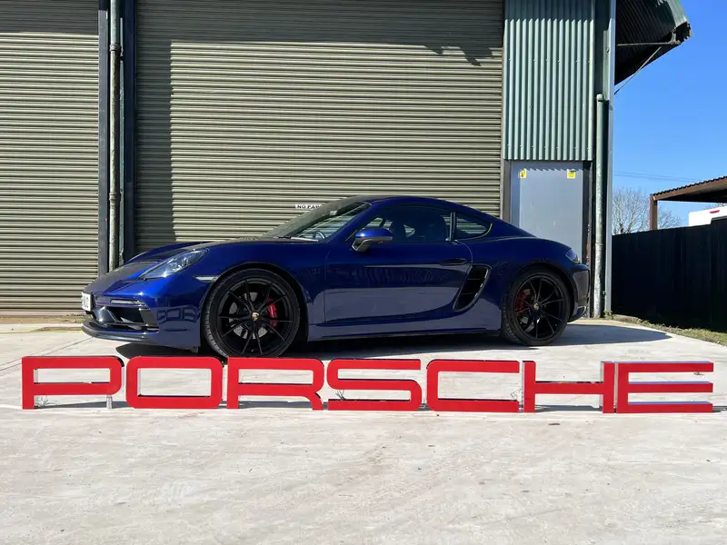 A Very Large Illuminated 'Porsche' Outdoor Dealership Style -Sold