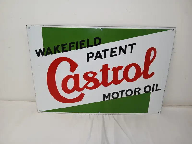 Castrol Wakefield Enamel Sign-Sold