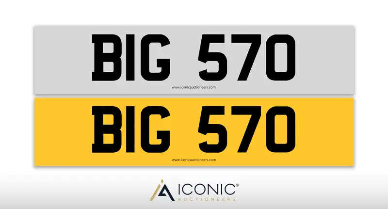 UK Registration Number BIG 570-For Sale