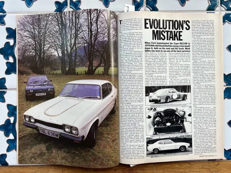 1974 Ford Capri RS3100-Sold