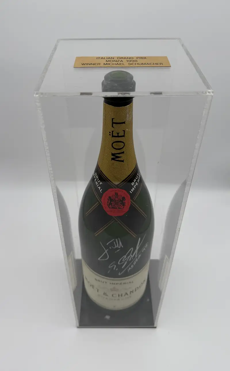 Michael Schumacher-Signed Italian Grand Prix 1998 Champagne -Sold