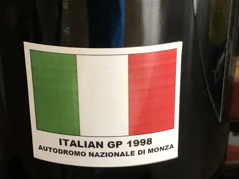 Michael Schumacher-Signed Italian Grand Prix 1998 Champagne -Sold