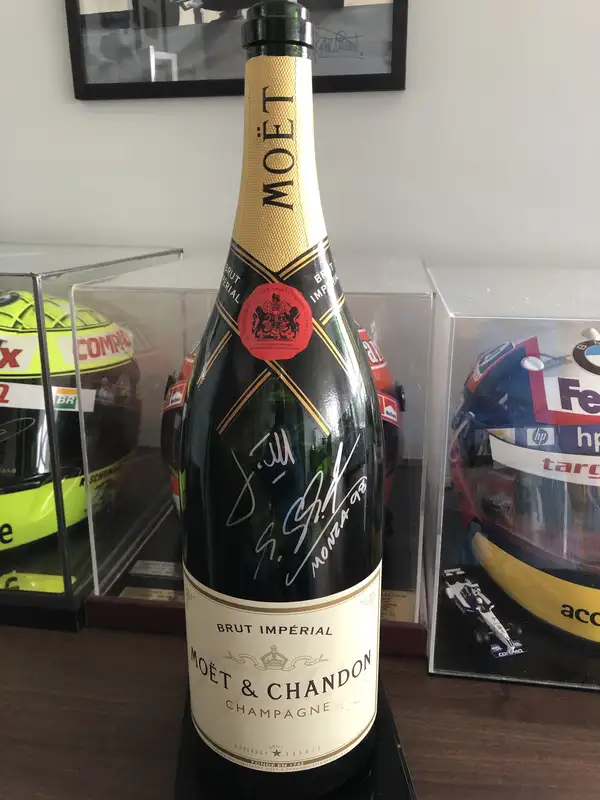 Michael Schumacher-Signed Italian Grand Prix 1998 Champagne -Sold