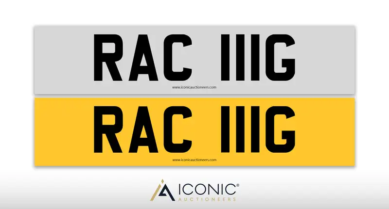 UK Registration Number RACIIIG-For Sale