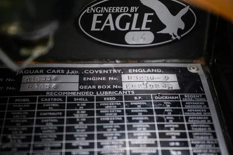 1962 Jaguar E-Type Series I Roadster 4.2-Litre Eagle-Sold