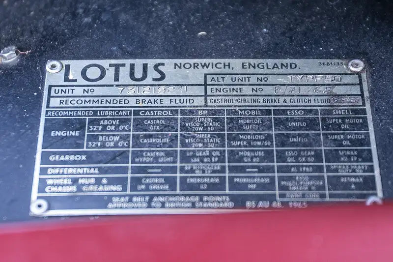 1974 Lotus Elan +2S 130/5 Convertible-Sold