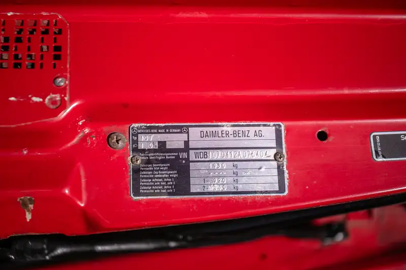 1988 Mercedes-Benz 300 SL (R107)-Sold