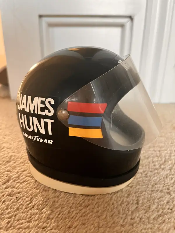 James Hunt Heuer Helmet Clock-For Sale