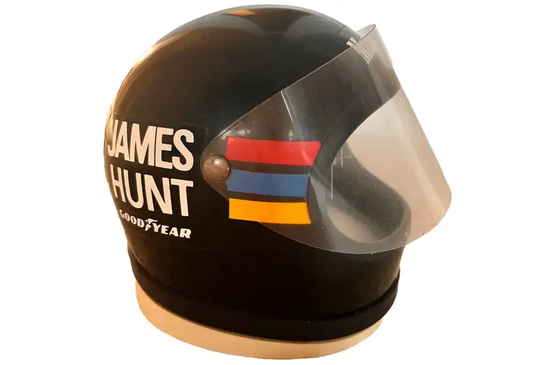James Hunt Heuer Helmet Clock-For Sale