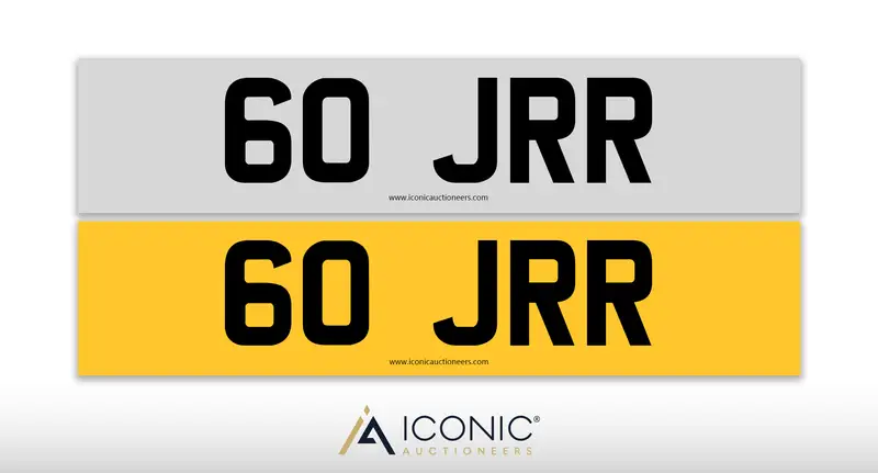 UK Registration Number 60 JRR-For Sale