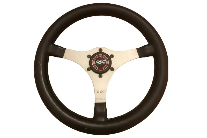 Iconic Auctioneers | Momo Cooper 'Jackie Stewart' Steering Wheel