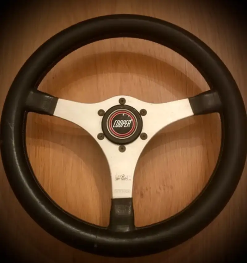 Iconic Auctioneers | Momo Cooper 'Jackie Stewart' Steering Wheel
