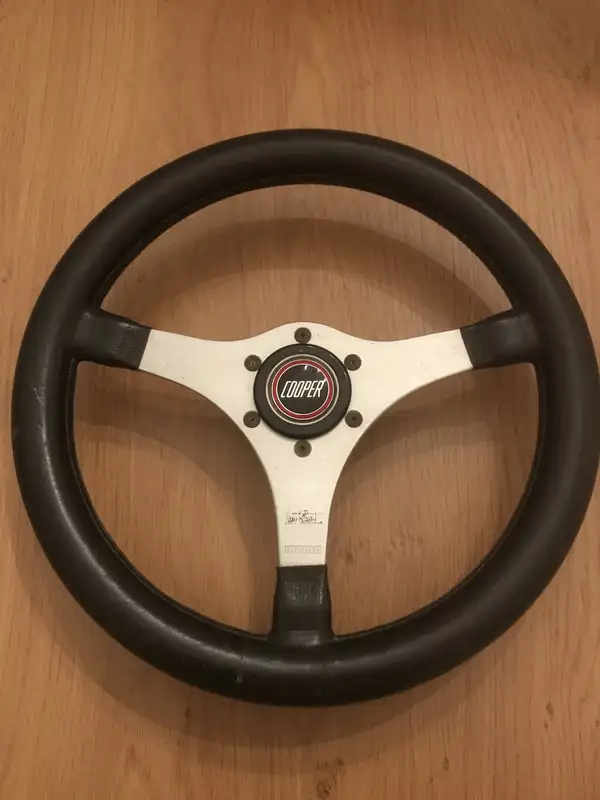 Momo Cooper 'Jackie Stewart' Steering Wheel-For Sale