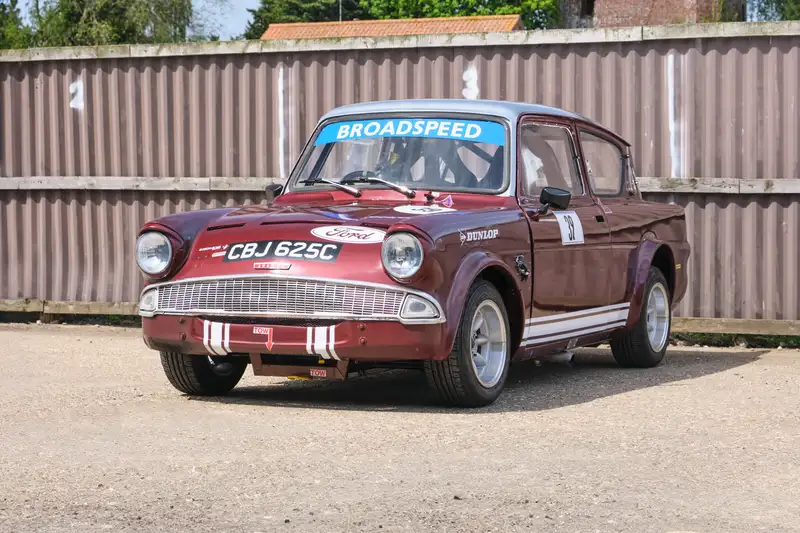 1965 Ford Anglia 105E Broadspeed Race Car-For Sale