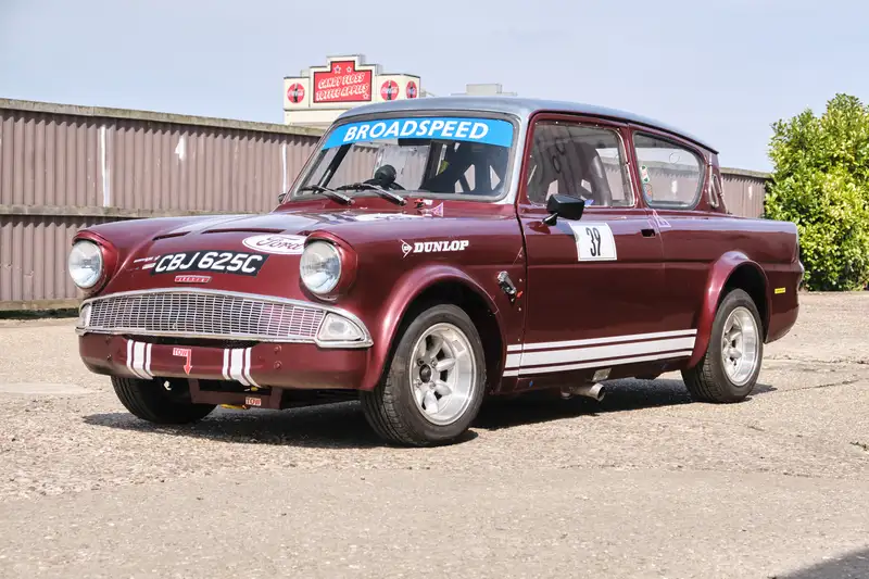 1965 Ford Anglia 105E Broadspeed Race Car-For Sale