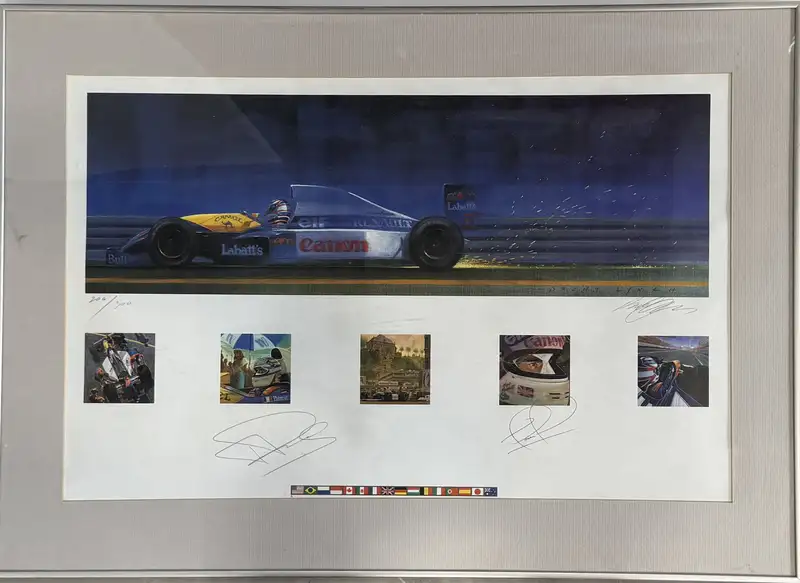 Charity Lot: Selection of Motorsport Related Images and Prin-For Sale