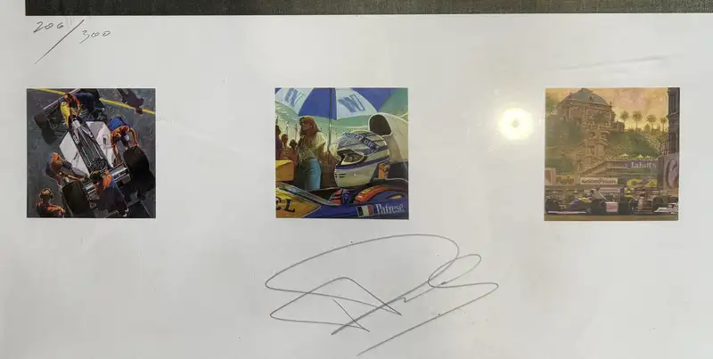 Charity Lot: Selection of Motorsport Related Images and Prin-For Sale