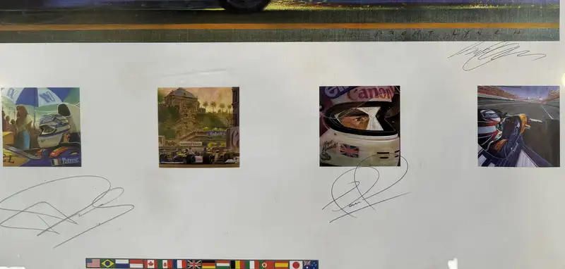 Charity Lot: Selection of Motorsport Related Images and Prin-For Sale