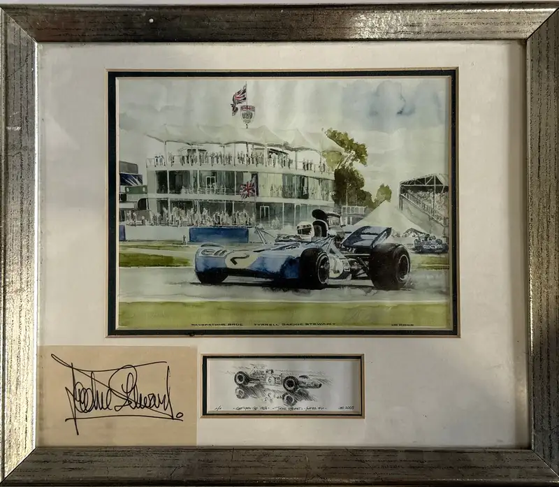 Charity Lot: Selection of Motorsport Related Images and Prin-For Sale