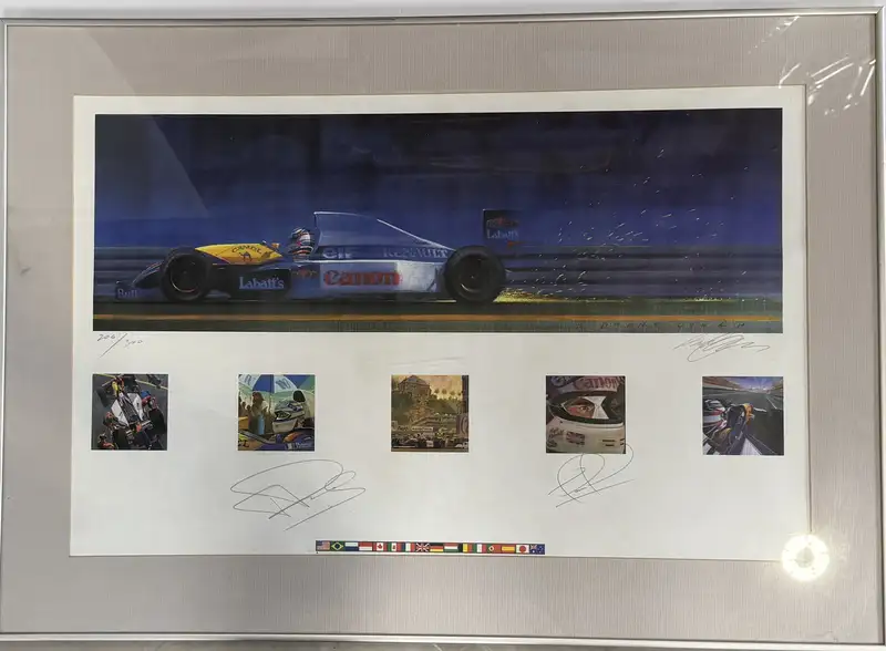 Charity Lot: Selection of Motorsport Related Images and Prin-For Sale