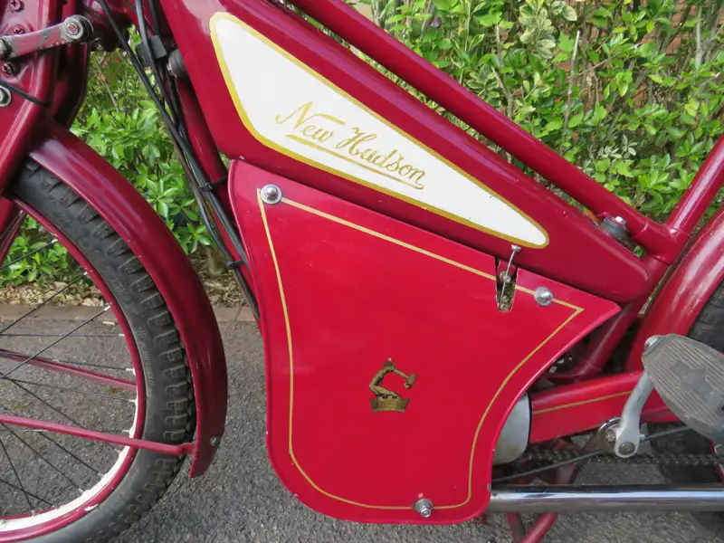 1955 New Hudson 2F Autocycle 98cc-Sold