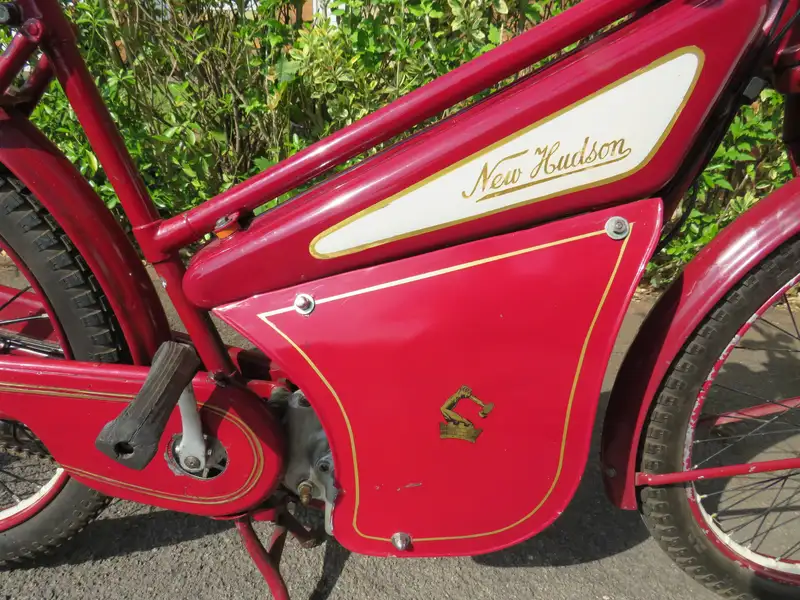 1955 New Hudson 2F Autocycle 98cc-Sold