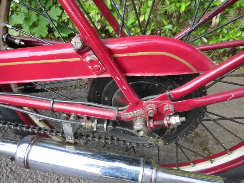 1955 New Hudson 2F Autocycle 98cc-Sold