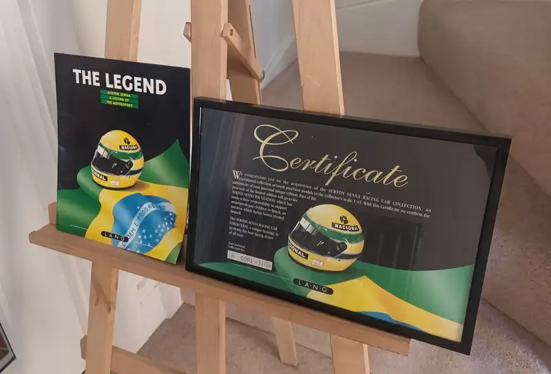 A Very Special Ayrton Senna Model Racing Car Collection-Sold