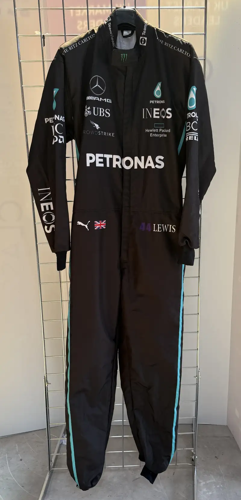 Replica Sir Lewis Hamilton Mercedes-AMG Petronas Race Suit-For Sale
