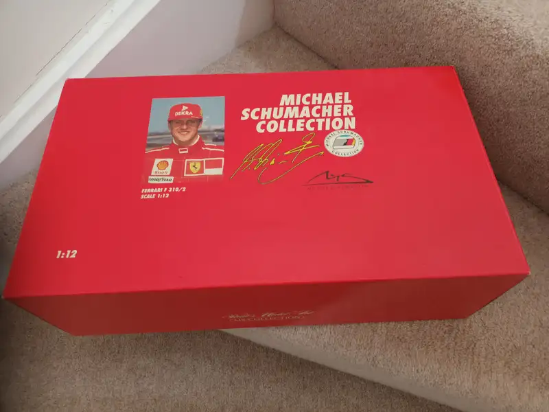 1996 Ferrari F310/2 1:12 Scale Model with Michael Schumacher-For Sale